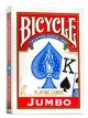 Igralne karte Bicycle poker jumbo rdeče